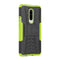Tire Texture TPU+PC Shockproof Phone Case for OnePlus 7, with Holder (Green)