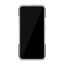 Tire Texture TPU+PC Shockproof Phone Case for OnePlus 7, with Holder (White)