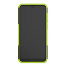 Tire Texture TPU+PC Shockproof Case for Huawei Y7 Pro 2019 / Enjoy 9, with Holder (Green)