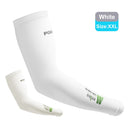 PGM Golf Ice Silk Sunscreen Sleeve for Men and Women (Color:White Size:XXL)