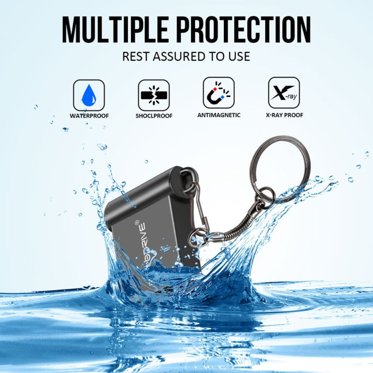 MicroDrive 32GB USB 2.0 Metal Mini USB Flash Drives U Disk (Black)