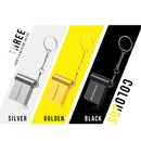 MicroDrive 32GB USB 2.0 Metal Mini USB Flash Drives U Disk (Black)