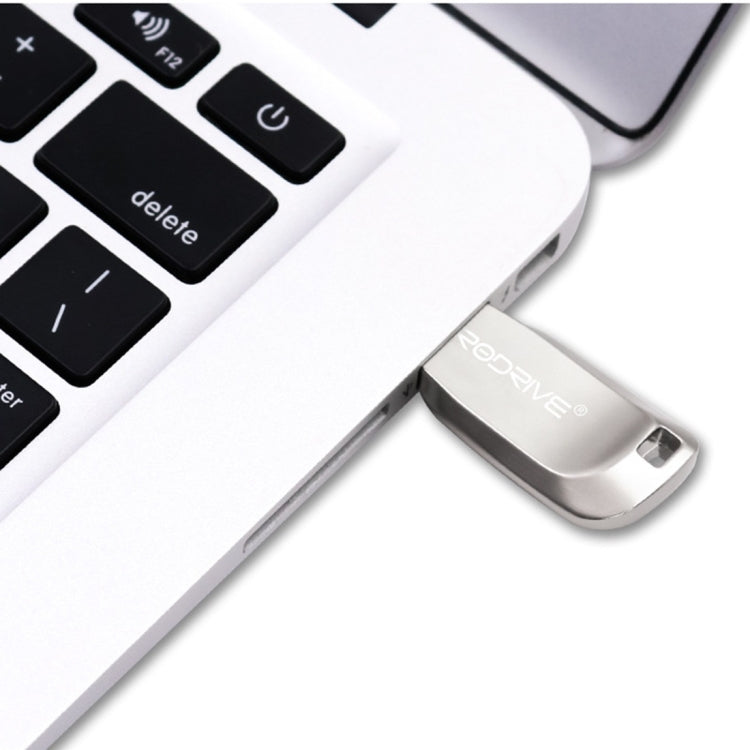 MicroDrive 16GB USB 2.0 Creative Rotate Metal U Disk (Grey)