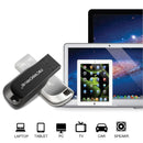 MicroDrive 16GB USB 2.0 Creative Rotate Metal U Disk (Grey)