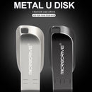 MicroDrive 32GB USB 2.0 Creative Rotate Metal U Disk (Grey)