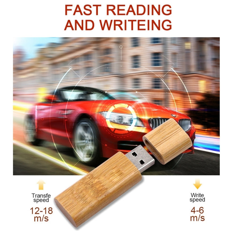 MicroDrive 32GB USB 2.0 Wooden Creative USB Flash Drive U Disk(Rosewood)