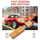 MicroDrive 32GB USB 2.0 Wooden Creative USB Flash Drive U Disk(Maple Wood)