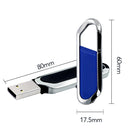 MicroDrive 32GB USB 2.0 Creative Carabiner Metal USB Flash Drives U Disk (White)