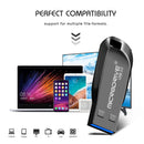 MicroDrive 32GB USB 3.0 Fashion High Speed Metal Rotating U Disk (Black)