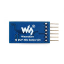 Waveshare 10 DOF IMU Sensor (D), Inertial Measurement Unit, ICM20948 Onboard, Lower Power Consumption High Precision Module