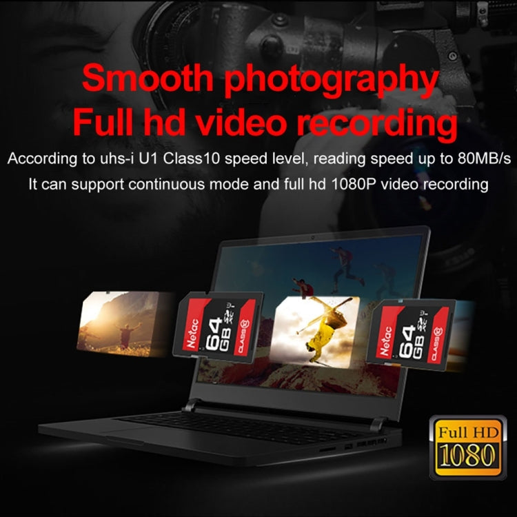 Netac P600 64GB UHS-I U1 Class10 SLR Digital Camera Memory Card SD Card