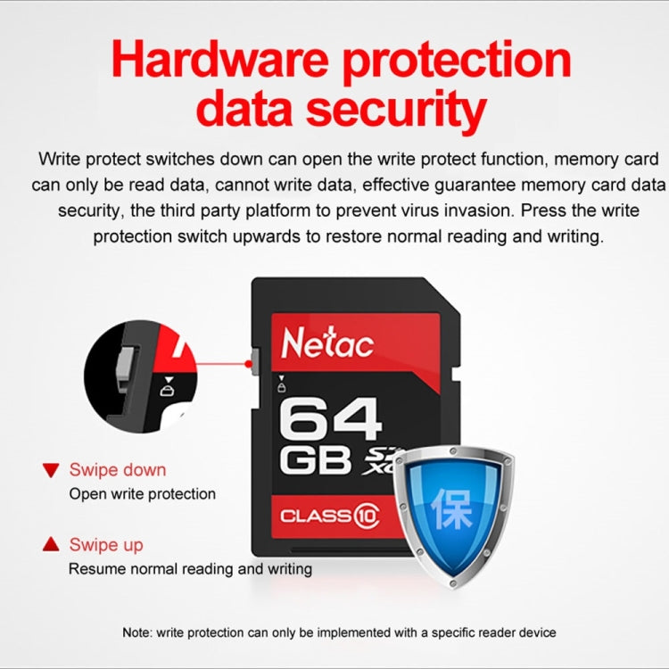 Netac P600 64GB UHS-I U1 Class10 SLR Digital Camera Memory Card SD Card