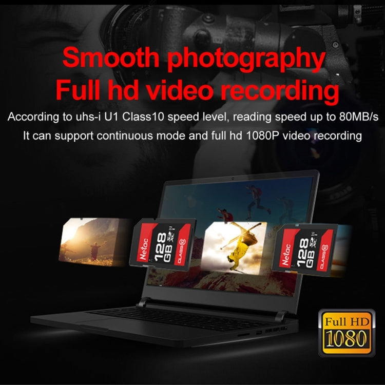 Netac P600 128GB UHS-I U1 Class10 SLR Digital Camera Memory Card SD Card