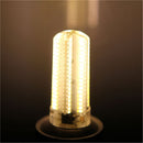 10 PCS BA15D 7W 152LED 3014 SMD 600-700 LM Warm White Dimmable Silicone LED Corn Bulbs, AC 110V