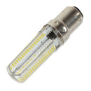 10 PCS BA15D 7W 152LED 3014 SMD 600-700 LM Cold White Dimmable Silicone LED Corn Bulbs, AC 110V