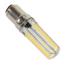 10 PCS BA15D 7W 152LED 3014 SMD 600-700 LM Warm White Dimmable Silicone LED Corn Bulbs, AC 220V