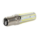 10 PCS BA15D 7W 152LED 3014 SMD 600-700 LM Cold White Dimmable Silicone LED Corn Bulbs, AC 220V