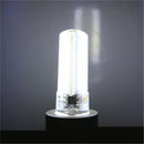 10 PCS BA15D 7W 152LED 3014 SMD 600-700 LM Cold White Dimmable Silicone LED Corn Bulbs, AC 220V