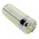 10 PCS G4 7W 152 LEDs 3014 SMD 600-700 LM Cold White Dimmable Silicone LED Corn Bulbs, AC 110V