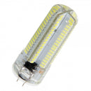 10 PCS G4 7W 152 LEDs 3014 SMD 600-700 LM Cold White Dimmable Silicone LED Corn Bulbs, AC 110V