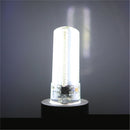 10 PCS G4 7W 152 LEDs 3014 SMD 600-700 LM Cold White Dimmable Silicone LED Corn Bulbs, AC 110V