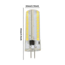 10 PCS G4 7W 152 LEDs 3014 SMD 600-700 LM Warm White Dimmable Silicone LED Corn Bulbs, AC 220V