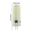10 PCS G4 7W 152 LEDs 3014 SMD 600-700 LM Cold White Dimmable Silicone LED Corn Bulbs, AC 220V