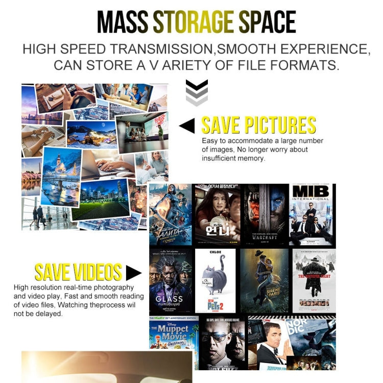 MiCRODATA 32GB USB 2.0 Computer Car Two-use Mini U Disk (Gold)