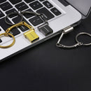 MiCRODATA 32GB USB 2.0 Computer Car Two-use Mini U Disk (Gold)