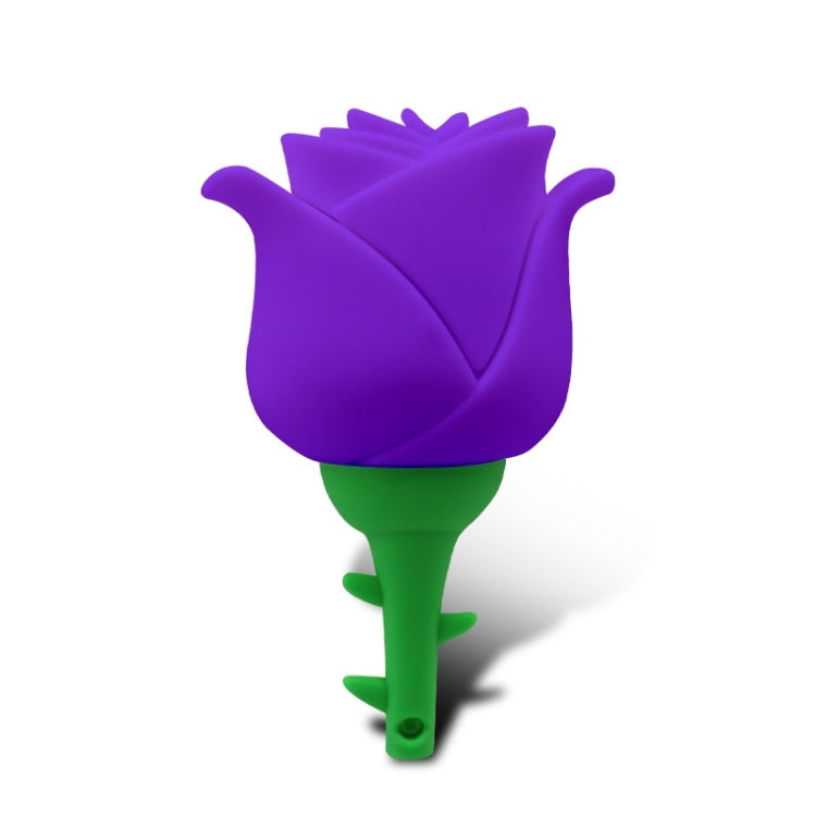 MicroDrive 8GB USB 2.0 Creative Rose U Disk (Purple)
