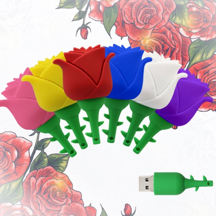 MicroDrive 8GB USB 2.0 Creative Rose U Disk (Red)