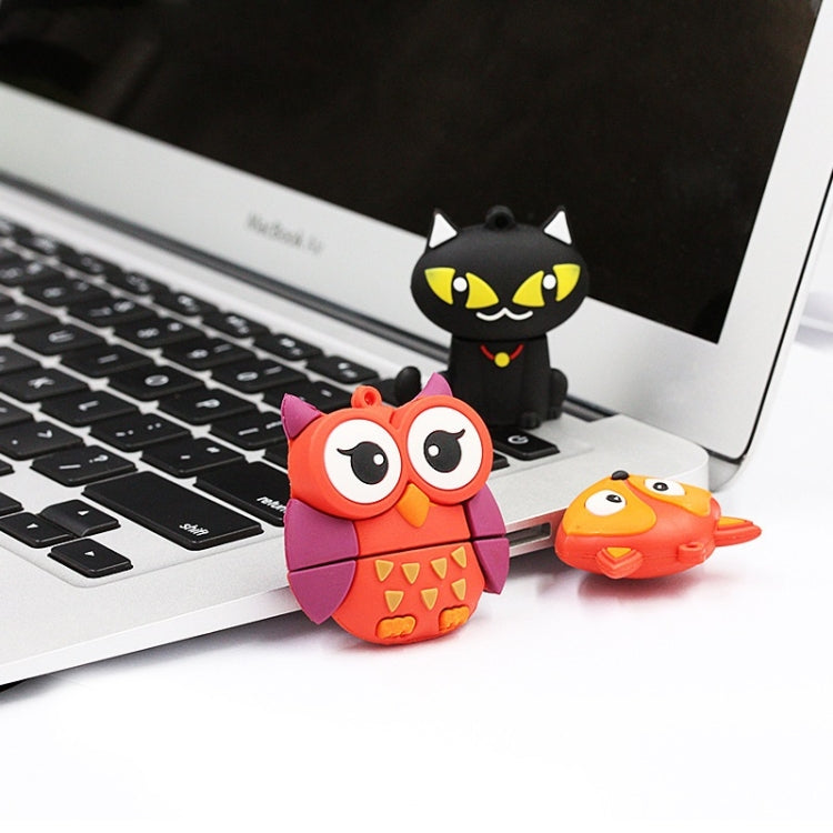 MicroDrive 8GB USB 2.0 Creative Cute Black Cat U Disk