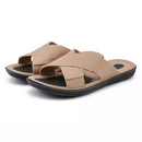 Casual Fashion Beach Sandals Slippers for Men (Color:Khaki Size:41)