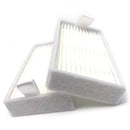 XI237 3 Pairs K614 Side Brushes + 3 PCS I208 Filters + I204 Filter Cotton Filter Set for ILIFE V5S Pro / V50 / V5S