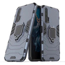 PC + TPU Shockproof Protective Case for Huawei Honor 20 Pro, with Magnetic Ring Holder (Grey)
