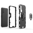 PC + TPU Shockproof Protective Case for Huawei Honor 20 Pro, with Magnetic Ring Holder (Grey)