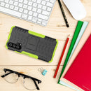 Tire Texture TPU+PC Shockproof Case for Huawei Honor 20 Pro, with Holder (White)