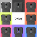 Tire Texture TPU+PC Shockproof Case for Nokia 3.2, with Holder (Pink)