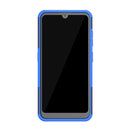 Tire Texture TPU+PC Shockproof Case for Nokia 4.2, with Holder (Blue)