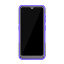 Tire Texture TPU+PC Shockproof Case for Nokia 4.2, with Holder (Purple)