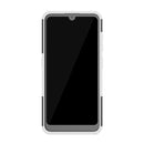 Tire Texture TPU+PC Shockproof Case for Nokia 4.2, with Holder (White)