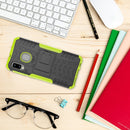 Tire Texture TPU+PC Shockproof Case for Galaxy A20e / A10e, with Holder (Black)