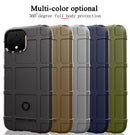 Shockproof Protector Cover Full Coverage Silicone Case for Google Pixel 4 (Black)