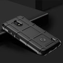 Shockproof Protector Cover Full Coverage Silicone Case for Nokia 2.2 (Black)