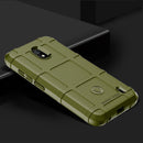 Shockproof Protector Cover Full Coverage Silicone Case for Nokia 2.2 (Green)