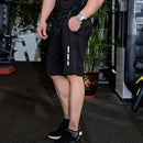 Men Stretch Quick-drying Casual Shorts (Color:Black Size:XXL)