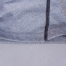 SIGETU Quick-drying Stretch Tights Five Pants (Color:White Size:L)