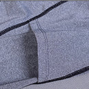 SIGETU Quick-drying Stretch Tights Five Pants (Color:Black Size:L)