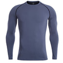 SIGETU Men Quick-drying Long-sleeved Elastic Sportwear
