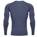 SIGETU Men Quick-drying Long-sleeved Elastic Sportwear
